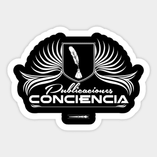 Publicaciones ConCiencia Logo White Sticker